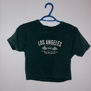Urban Planet Dark Green Los Angeles Graphic Tee